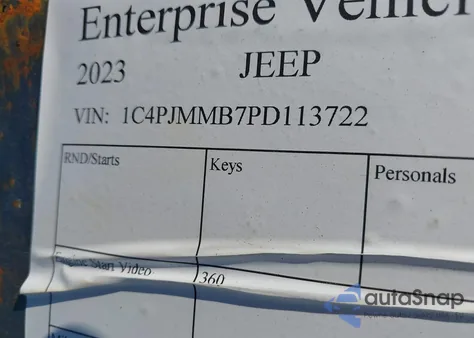 2023 Jeep Cherokee Altitude Lux 4X4 from USA, damaged, VIN 1C4PJMMB7PD113722